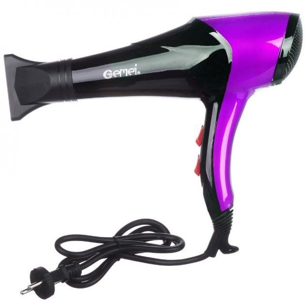 Фен для сушки і укладання волосся Gemei GM-1766 2600W